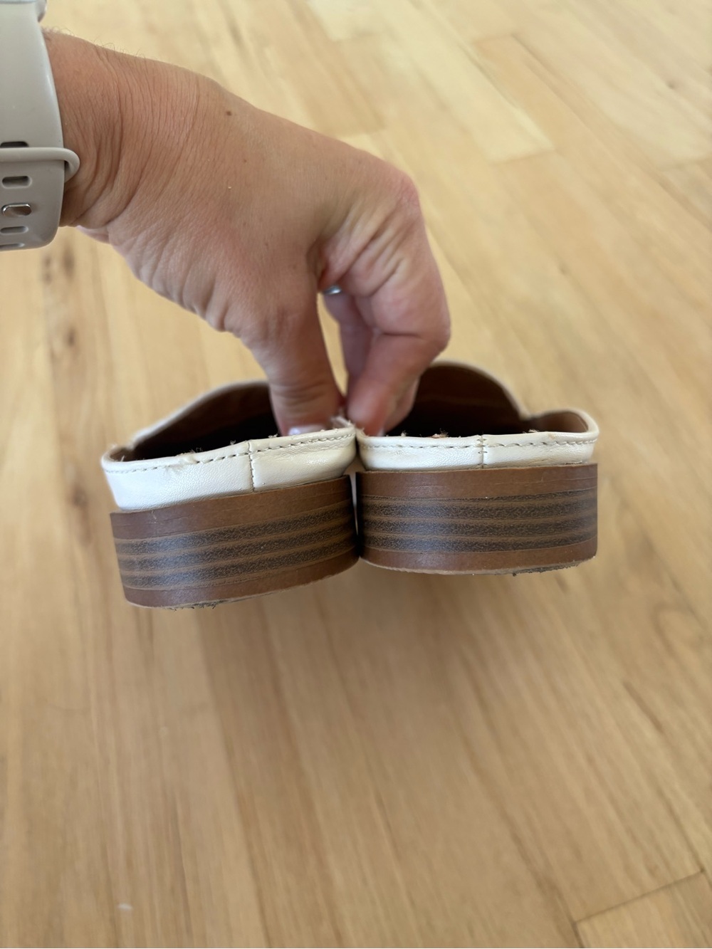 Universal Thread Cream Mules - Picture 6 of 12